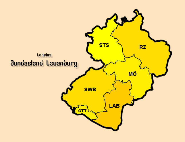 Karte Lokalus Bundesland Lauenburg