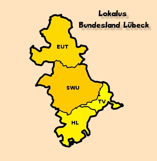 Karte Lokalus Bundesland Lübeck