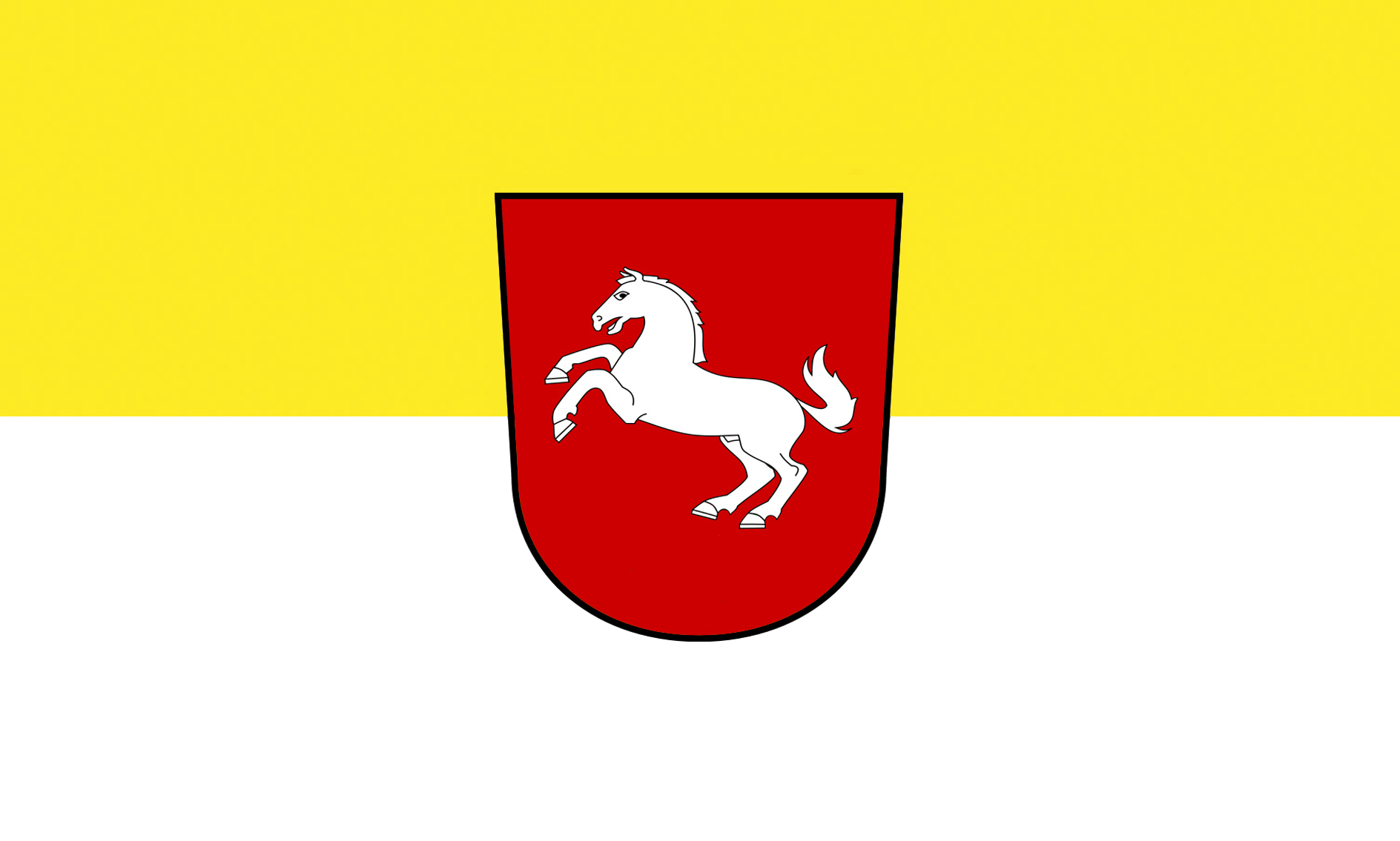 Flagge Bundesland Hannover