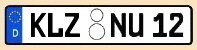 KFZ-Kennzeichen Kreis Klötze